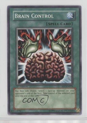 2006 Yu-Gi-Oh! Invincible Fortress Structure Deck 1st Edition Brain Control 0ie5-image