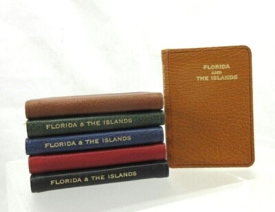 FLORIDA AND THE ISLANDS Mini Guide Notebook Leather Bound Soft Cover-image