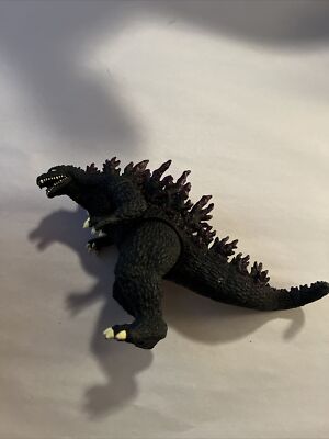 Godzilla Vinyl Kaiju Monster Action Bandhi Figure 2007 Playmates Purple Spines-image