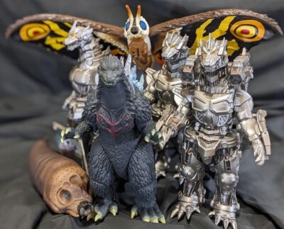Godzilla x Mothra x Mechagodzilla Tokyo S.O.S. Set of 6 SoftVinyl Sofvi #6037-image