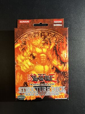 Yu-Gi-Oh! Structure Deck Blaze Of Destruction 1st Edition English Eng Sd3 Sealed-image