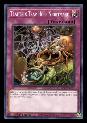 Traptrix Trap Hole Nightmare SDBT-EN031 Structure Deck: Beware of Traptrix 1st E-image