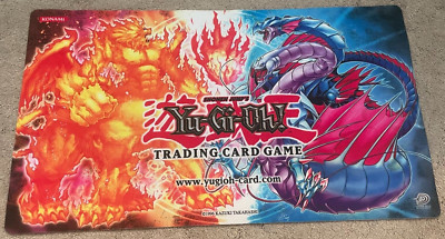 Official Yu-Gi-Oh! Upper Deck Playmat Infernal Fire & Water Structure Deck-image