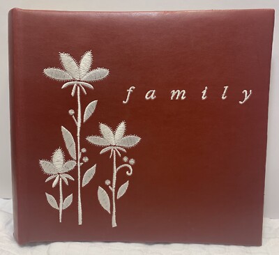 Fetco Home Decor Family Photo Album 100 Pages Holds 2 4x6 Each Page 200 Photos-image