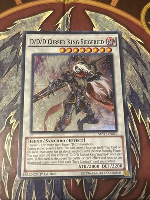 D/D/D Cursed King Siegfried SDPD-EN042 Structure Deck: Pendulum Domination...-image