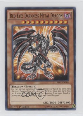 2016 Yu-Gi-Oh! Rise of the True Dragons Red-Eyes Darkness Metal Dragon 0ms5-image