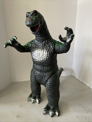 Vtg GODZILLA 1997 DorMei Action Figure 15” Poseable Moveable Joints-image