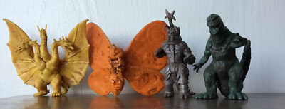 Sick GODZILLA MEGALON MOTHRA KING GHIDORAH Mini Figures TOHO Funko Collab L04-image
