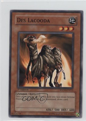 Des Lacooda 1st Ed. YuGiOh Zombie World Structure Deck #SDZW-EN013 2008 0g4-image