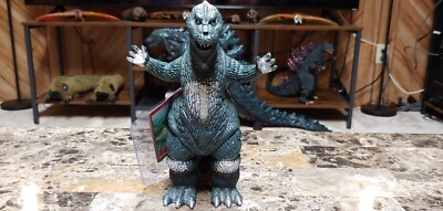 Bandai Godzilla 1964 1983 8 Inch Vintage Figure With Tag Attached. 1988 Release-image