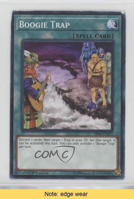 2018 Yu-Gi-Oh! Lair of Darkness Structure Deck 1st Edition Boogie Trap READ 06pr-image