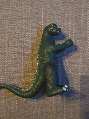 Vintage Godzilla Figure 3.5” Inch Grabber Toy -image