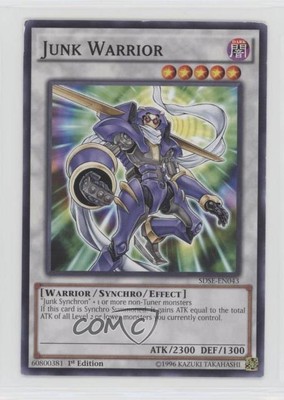Junk Warrior 1st Ed. YuGiOh Synchron Extreme Structure Deck #SDSE-EN043 06pr-image