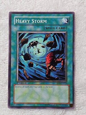 YuGiOh TCG Heavy Storm - Structure Deck: Zombie Madness 1st ED SD2-EN019 LP-image