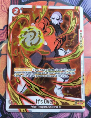 It's Over! Jiren FB03-023 Championship Tournament Gold Promo	Dragon Ball Card-image