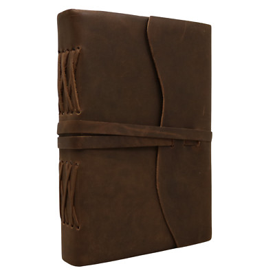 Rustic Leather Journal with Multicoloured Pages 6