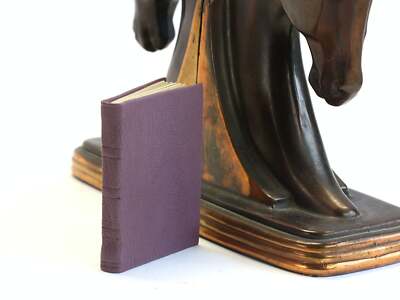 Larry Yerkes Hand-Bound Journal #34 Miniature Purple Goatskin / 2023-image