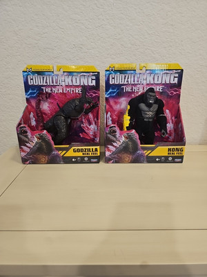 Godzilla x Kong The New Empire KONG & GODZILLA REAL FEEL Action Figures Pair-image