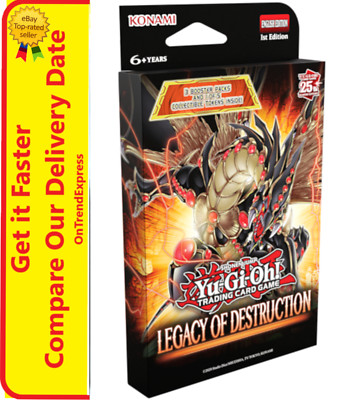Yu-Gi-Oh! TCG Legacy of Destruction Tripack Tuckbox NEW-image