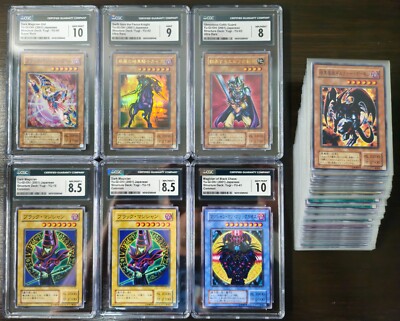 YUGIOH! 2001 Structure Deck Yugi Complete with 6 Graded cards-image