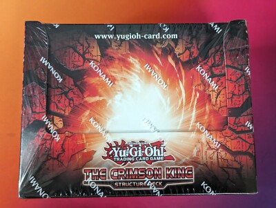 Yugioh ​The Crimson King  Structure Deck Display ( 8 Decks ) 1st Edition SEALED-image