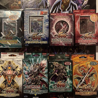 yugioh 5 Ds Sealed Structure Decks Lot Bundle All In Immaculate Condition.-image