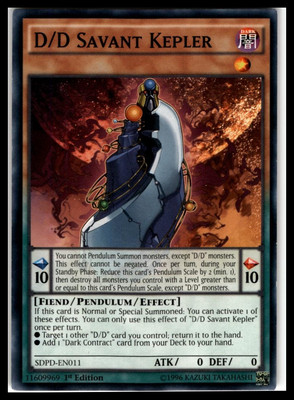 Structure Deck: Pendulum Domination #SDPD-EN011 D/D Savant Kepler-image