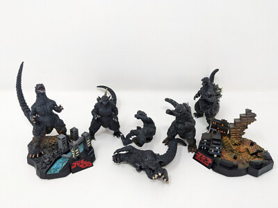 Godzilla Complete Works PARTS LOT Bandai Diorama Vintage Mini Figure Yuji Sakai-image