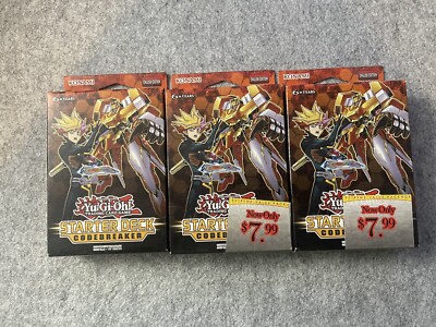 YUGIOH 1ST ED CODEBREAKER STARTER DECK FACTORY SEALED NEW 3X-image