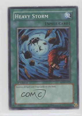 2005 Yu-Gi-Oh! Blaze of Destruction Structure Deck 1st Edition Heavy Storm 0yj1-image