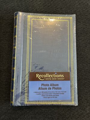 Recollections 4x6 Photo Album Holds 300 Pics Spiral Bound ~ New-image