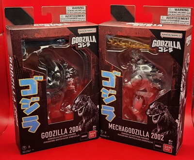 Bandai Godzilla 2004 & Mechagodzilla 2002 6 Inch Action Figure NEW/SEALED-image