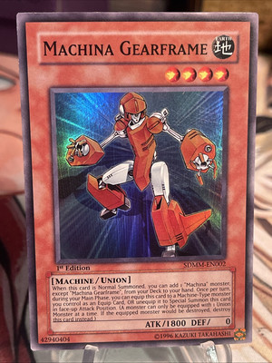 | Yugioh Machina Gearframe SDMM-EN002 1st Edition Super Rare MP-image