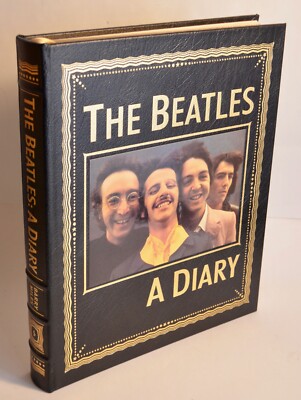 MINT • THE BEATLES A DIARY • BARRY MILES • EASTON PRESS 2004 • LEATHER BOUND 22K-image