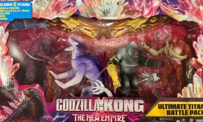 GODZILLA x KONG ULTIMATE TITAN BATTLE 5 PACK Mothra Shimo Evolved Shar King NEW-image