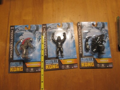 GODZILLA VS. KONG MONSTERVERSE PLAYMATES TOYS APPROX 4
