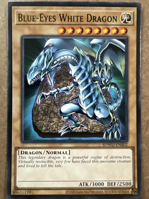 YuGiOh Structure Deck Blue Eyes White Destiny- Blue Eyes White Dragon SDWD-EN002-image