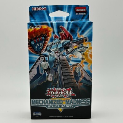 YUGIOH 1ST ED MECHANIZED MADNESS STRUCTURE DECK FACTORY SEALED NEW-image
