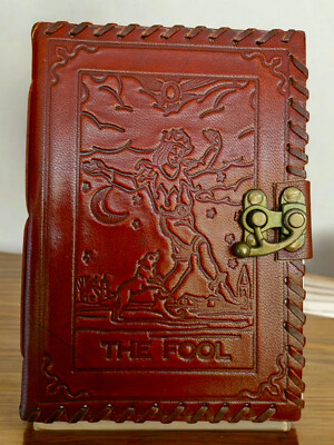 Vintage Leather Bound Journal Antique handmade note book-image