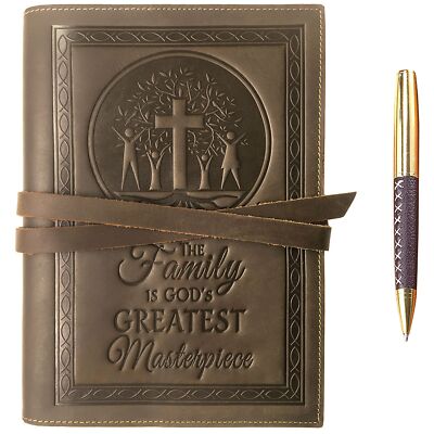 Sovereign-Gear Leather Bound Journal for Men and Women, Handmade Gift Set wit...-image