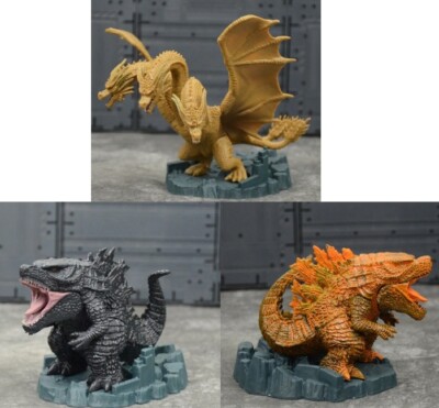 Godzilla Movie King of the Monster Action Figures Set 3 pcs  US Seller Free Ship-image