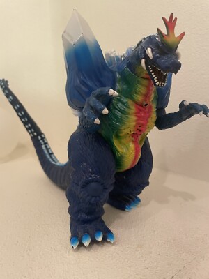 SPACEGODZILLA - GODZILLA WARS Action Figure, Vintage 1995 Motion sensor Works-image