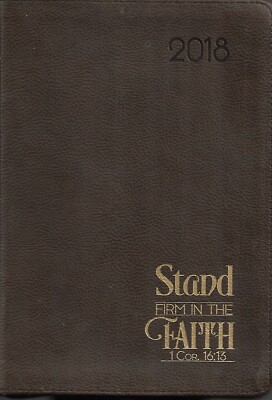 STAND FIRM IN THE FAITH EXCUTIVE PLANNER 2018-image