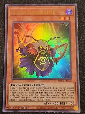 Vision Resonator - SDCK-EN002 - Ultra Rare - 1st Edition LP YuGiOh!  Structure D-image