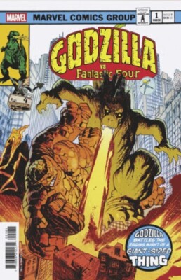🦖 GODZILLA VS. FANTASTIC FOUR #1 KING OF THE MONSTERS HOMAGE *3/26/25 PRESALE-image