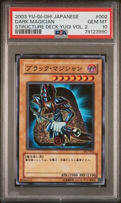 2003 Yu-Gi-Oh! Japanese Structure Deck Yugi Vol. 2 Dark Magician #SY2-002 PSA 10-image