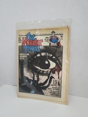 The Monster Times Newspaper Magazine Vintage Volume 1 No 6 1972 GODZILLA-image