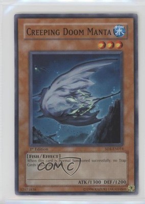 Creeping Doom Manta 1st Ed. YuGiOh Fury From the Deep Structure Deck 2005 2u3-image
