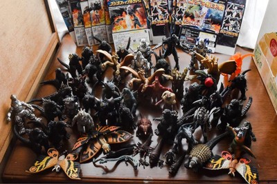 Godzilla Soft Vinyl Figures Mini Battle G Ultimate Monsters Set-image