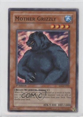 2005 Yu-Gi-Oh! Fury From the Deep Structure Deck 1st Edition Mother Grizzly nh3-image